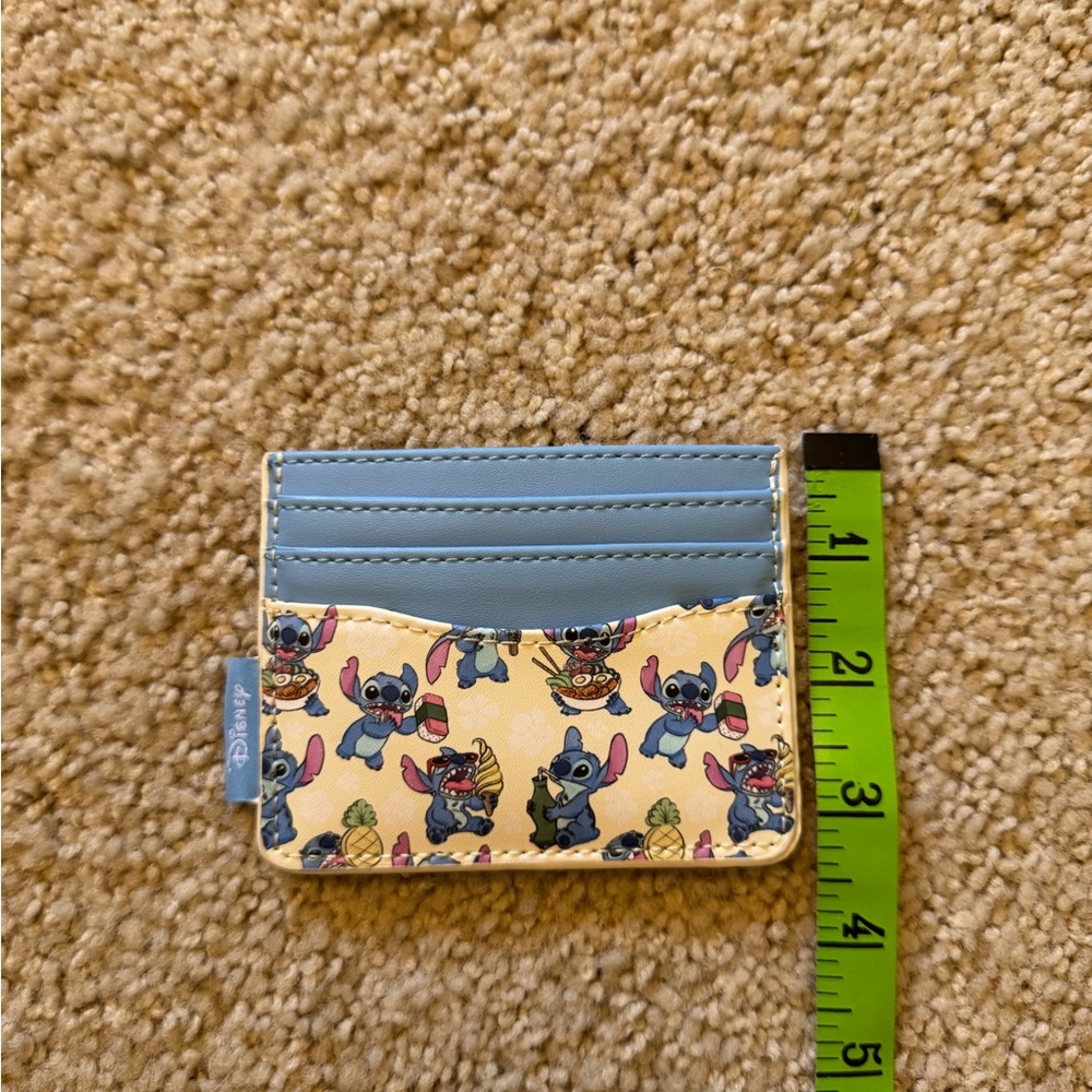 Disney Stitch Blue and Cream Card Holder